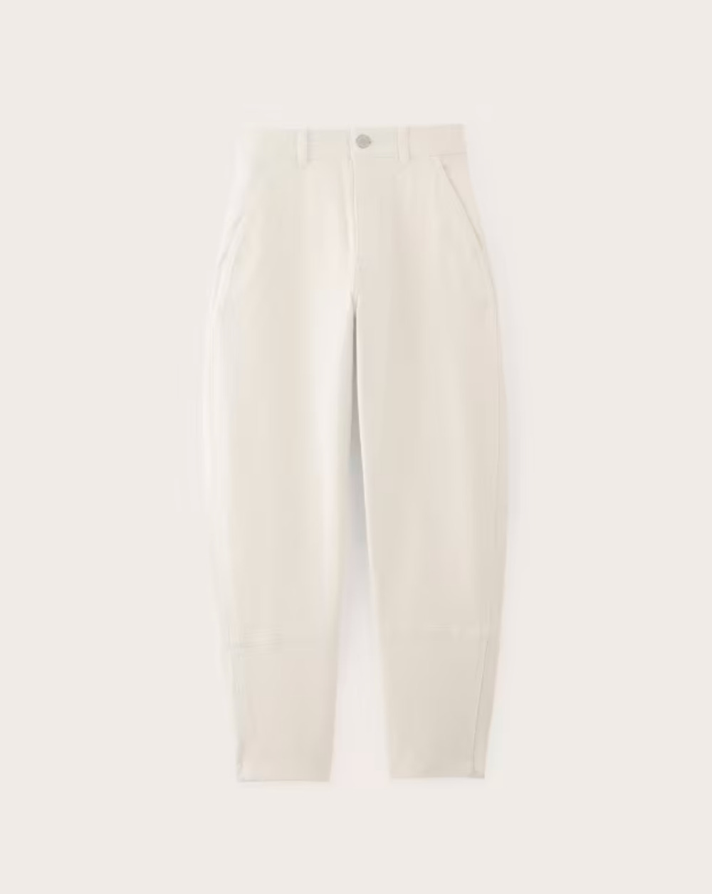 Everlane The Utility Barrel Pant Organic Cotton in Bone Sz 00 READ Description